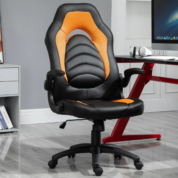 sedia racing in finta pelle