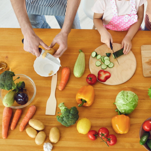 verdure fresche coltivate a casa