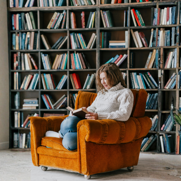 Libreria da soggiorno