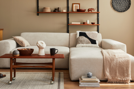 Divano 3 posti con chaise longue