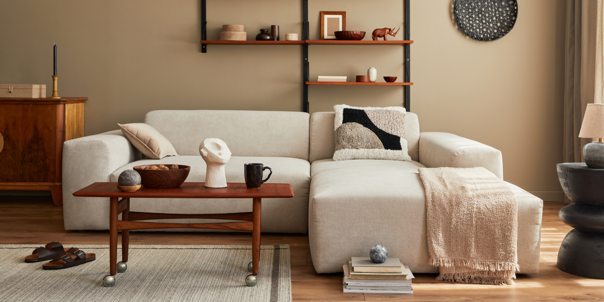 Divano 3 posti con chaise longue