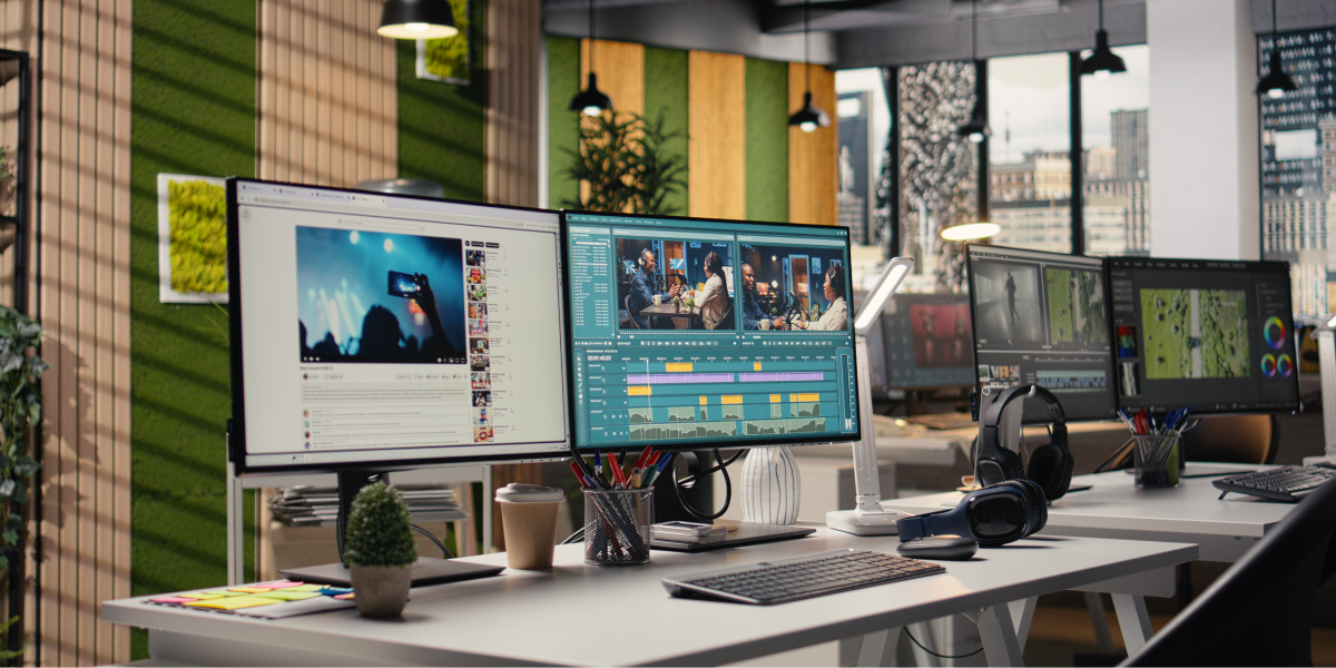 Postazione due monitor